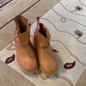 Tan Leather Ankle Boots